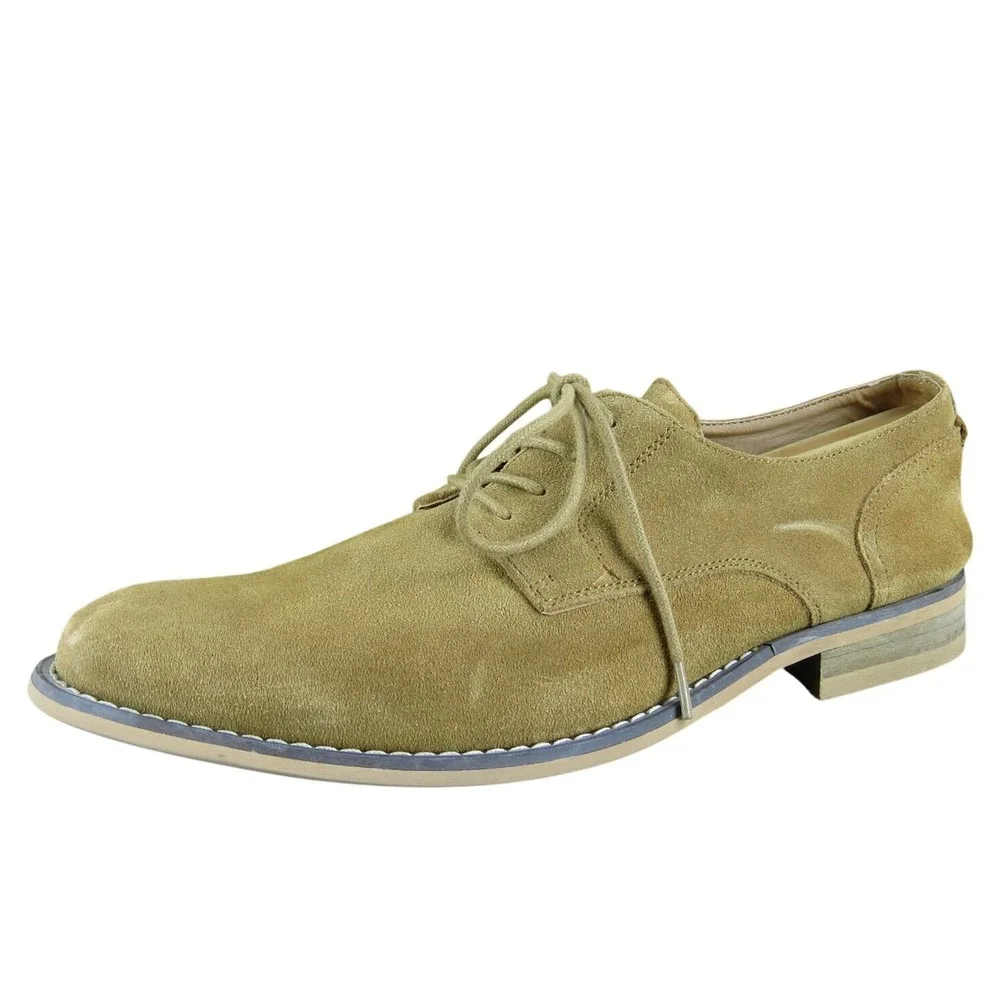 Hawker‎ Rye Men's  Derby Oxfords Brown Leather Size 10.5 Medium  Used 2025